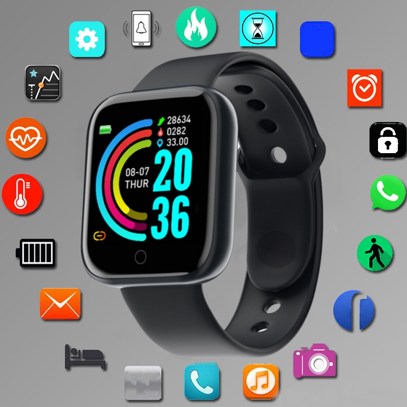 Health Wellness Bracelet - 스마트 워치 남녀공용 스포츠 모드 음악