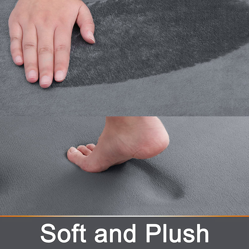 메모리 폼 미끄럼 방지 욕실 매트, 욕조 대야, 측면  - Bamboo Bath Mat 리뷰 및 가격