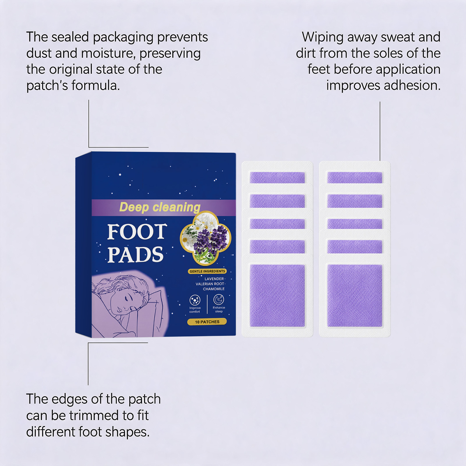딥 슬립 풋 패치 건조하고 거친 발바닥 피부 개선 밤의 - Detox Foot Patch 리뷰 및 가격
